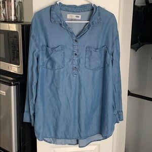 Blue jean button down
